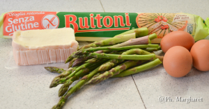 Torta asparagi e taleggio senza glutine